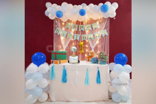 Adorable Pastel First Birthday Decoration
