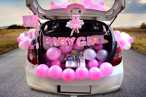 Baby Girl Carboot Decoration