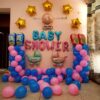 Baby Shower Decoration Blue Pink Balloon