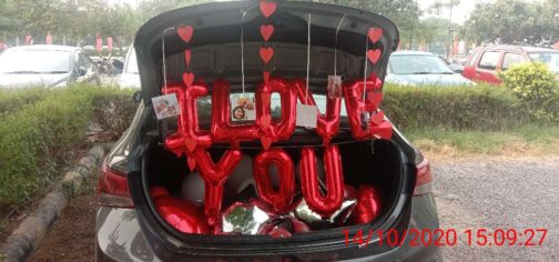 Car Boot Love Surprise Decoration