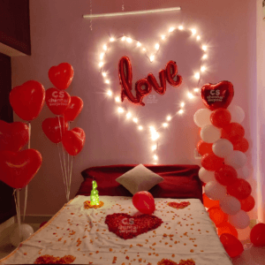 Romantic Love First Night Decoration