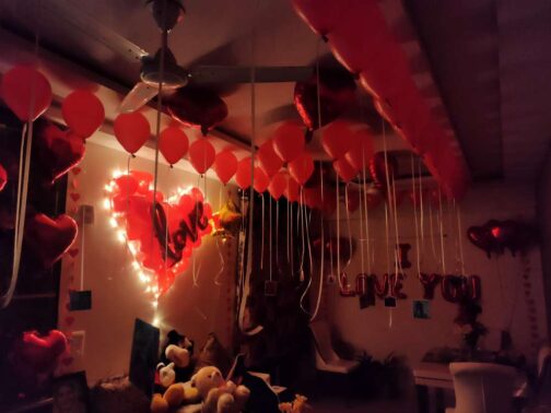 Romantic Room Balloon Decoration - Image 2