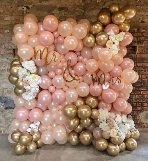 Anniversary Balloon Wall Decoration