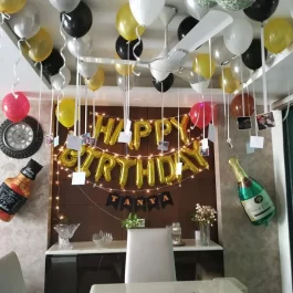 Adults Birthday Party Balloon Decoration