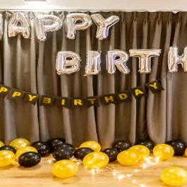 Simple Colorful Hall Birthday Decoration - Birthday Kings