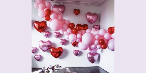 Love Theme Pastel Balloon Decoration