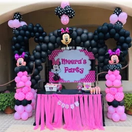 Minnie Mouse Theme Birthday Party Decoration