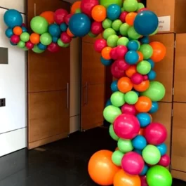 Organic Balloon Arch Multicoloured
