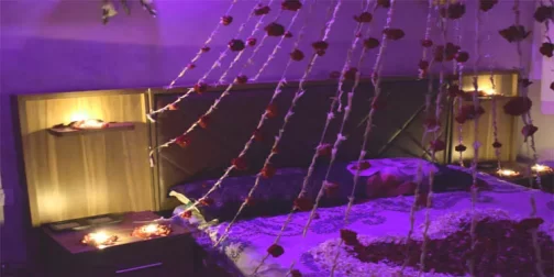 Romantic First Night Decoration