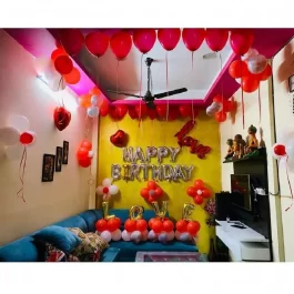 Surprise Birthday Decoration in Hall